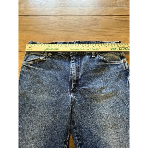 Wrangler Jeans Mens 36x30 Blue Stretch Western 947STR American Country Outdoor - Picture 3 of 13